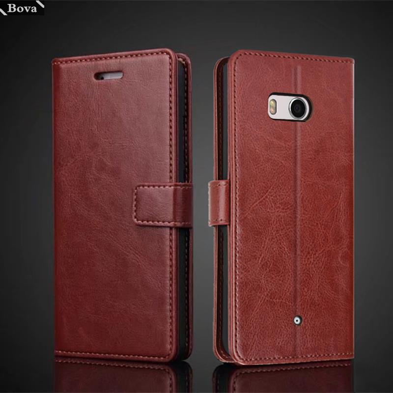 Card Holder Cover Case for HTC U11 Pu Leather Flip Cover Retro Wallet Phone Case for HTC U11 Business Fundas Coque